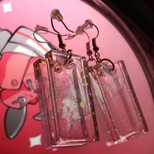 🍓🌿Clear view earings 🌿🍓